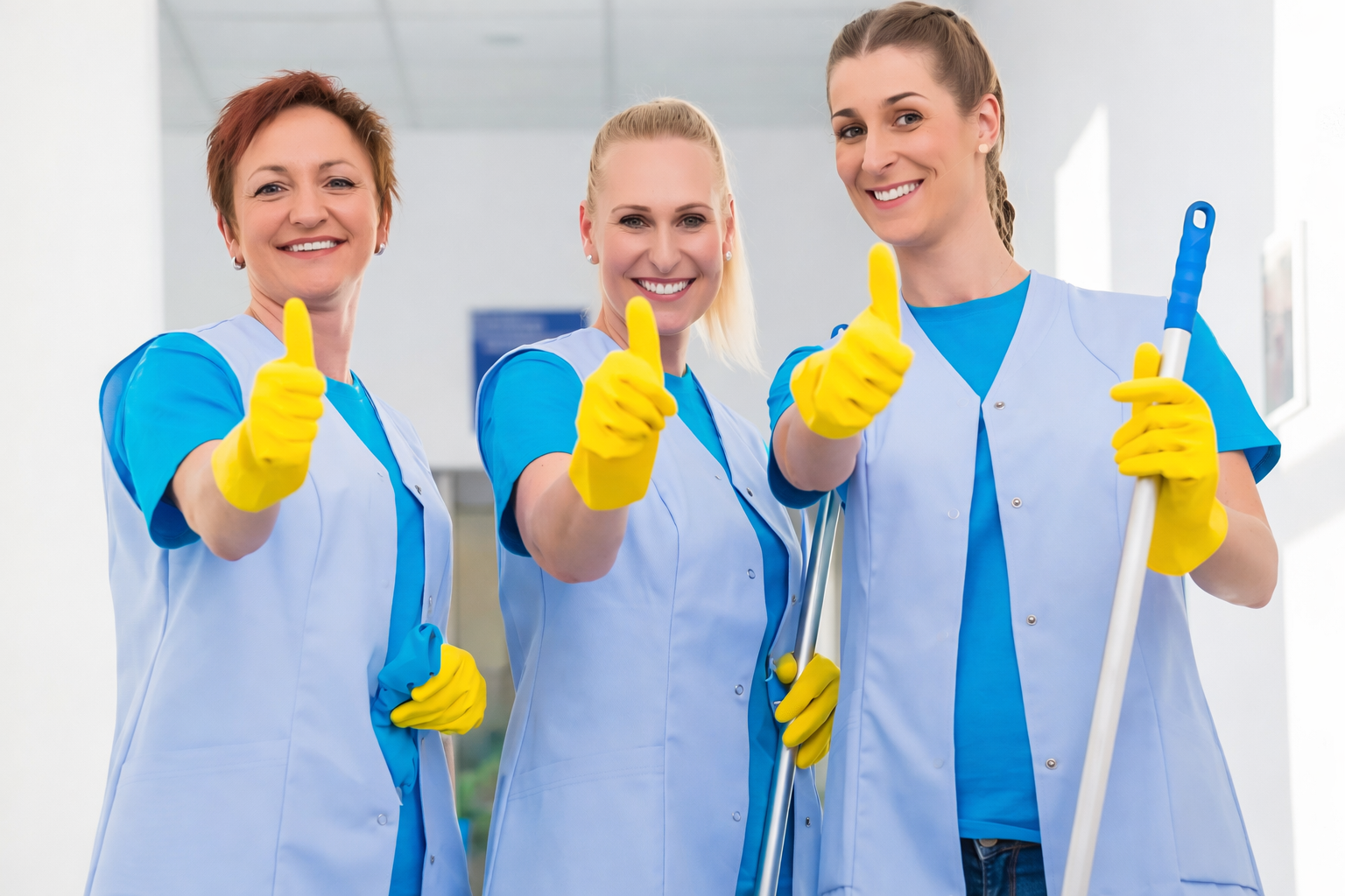 Spotless Duo cleaning professionals at work